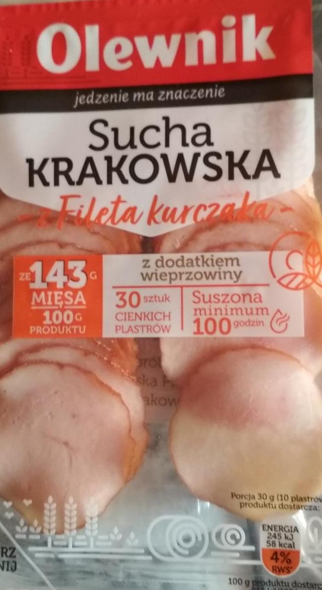 Zdjęcia - Sucha krakowska mix z fileta z kurczaka i z szynki Olewnik