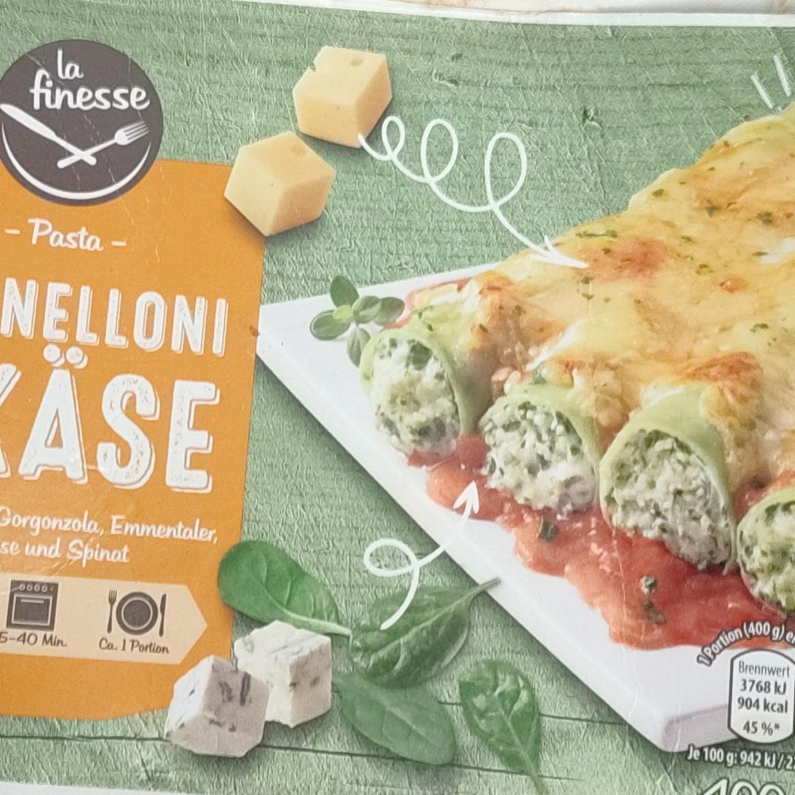 Zdjęcia - Cannelloni 4 Käse La Finesse