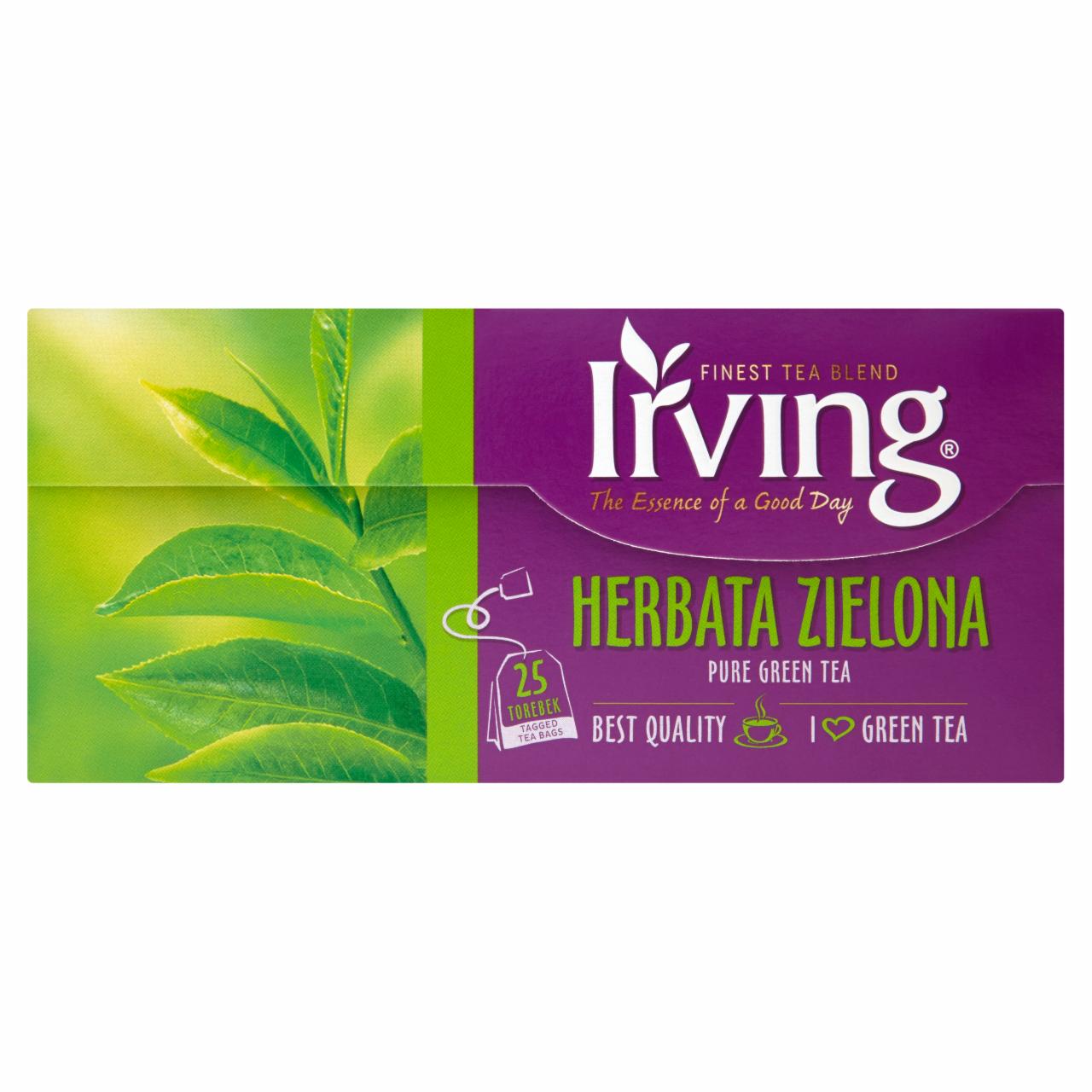 Zdjęcia - Irving Herbata zielona 32,5 g (25 torebek)
