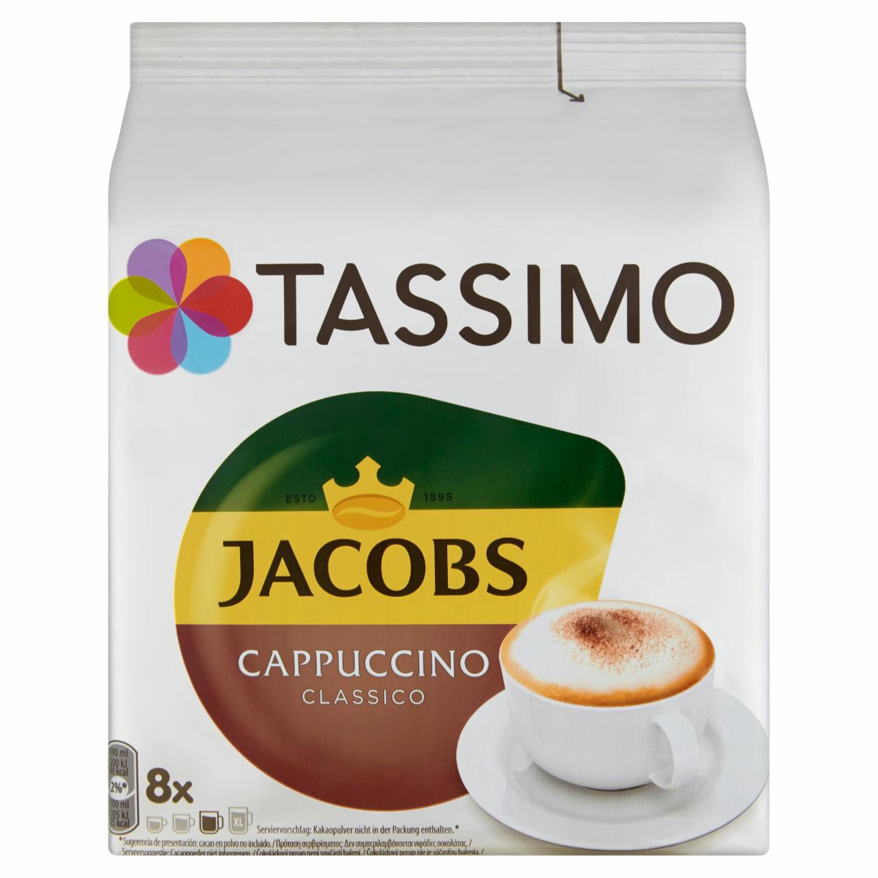 Zdjęcia - Tassimo Jacobs Cappuccino Classico Kawa mielona 8 kapsułek i mleko 8 kapsułek 260 g