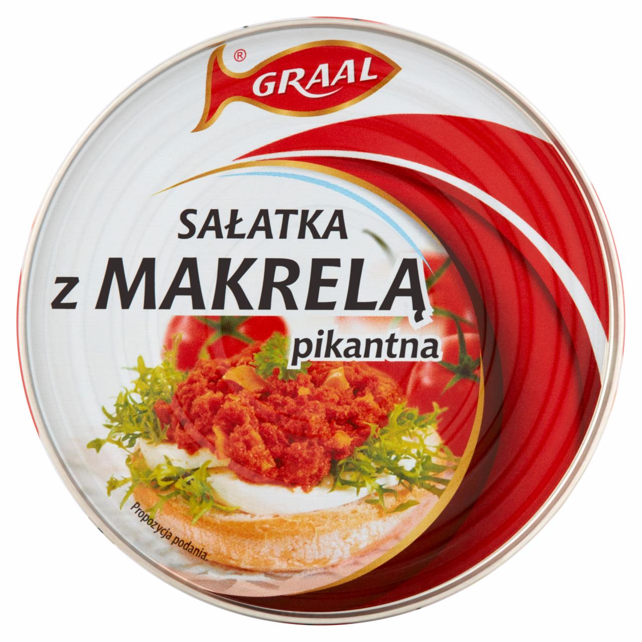 Zdjęcia - GRAAL Sałatka z makrelą pikantna 300 g