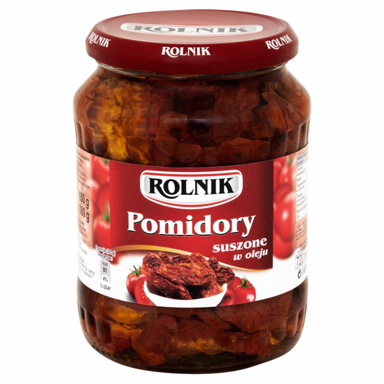 Zdjęcia - Rolnik Pomidory suszone w oleju 650 g