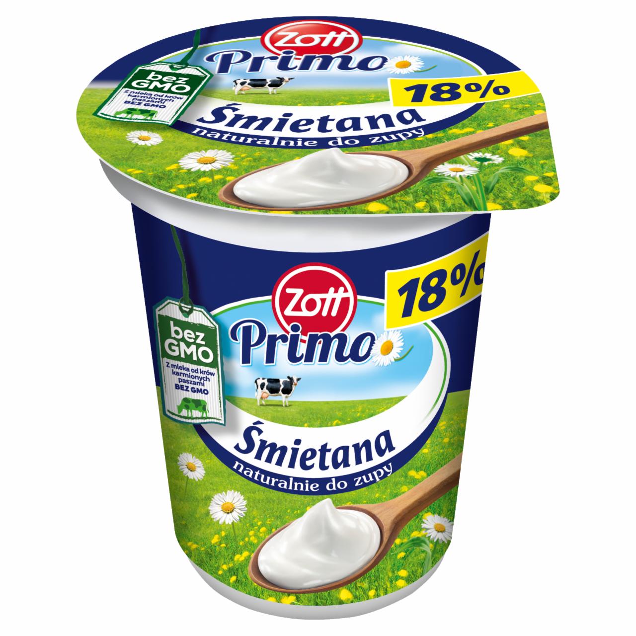 Zdjęcia - Zott Primo Śmietana 18 % 500 g