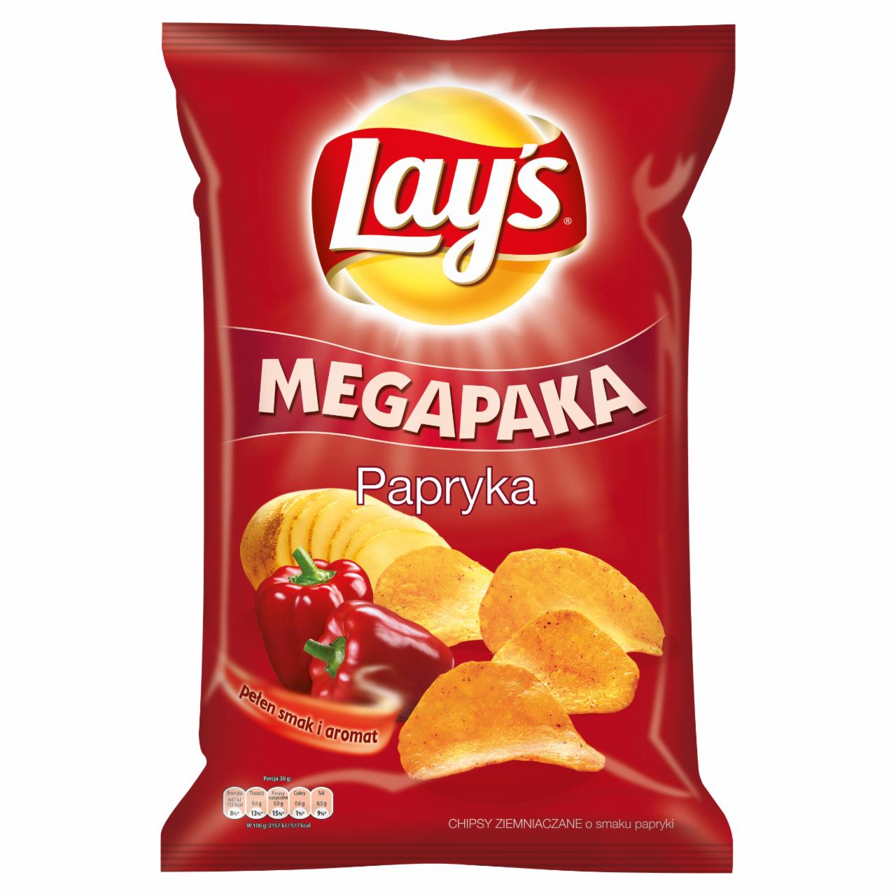 Zdjęcia - Lay's Papryka Chipsy ziemniaczane 225 g