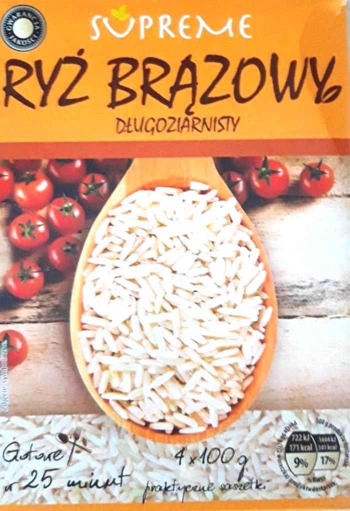 Zdjęcia - Supreme ryż brązowy długoziarnisty Supreme