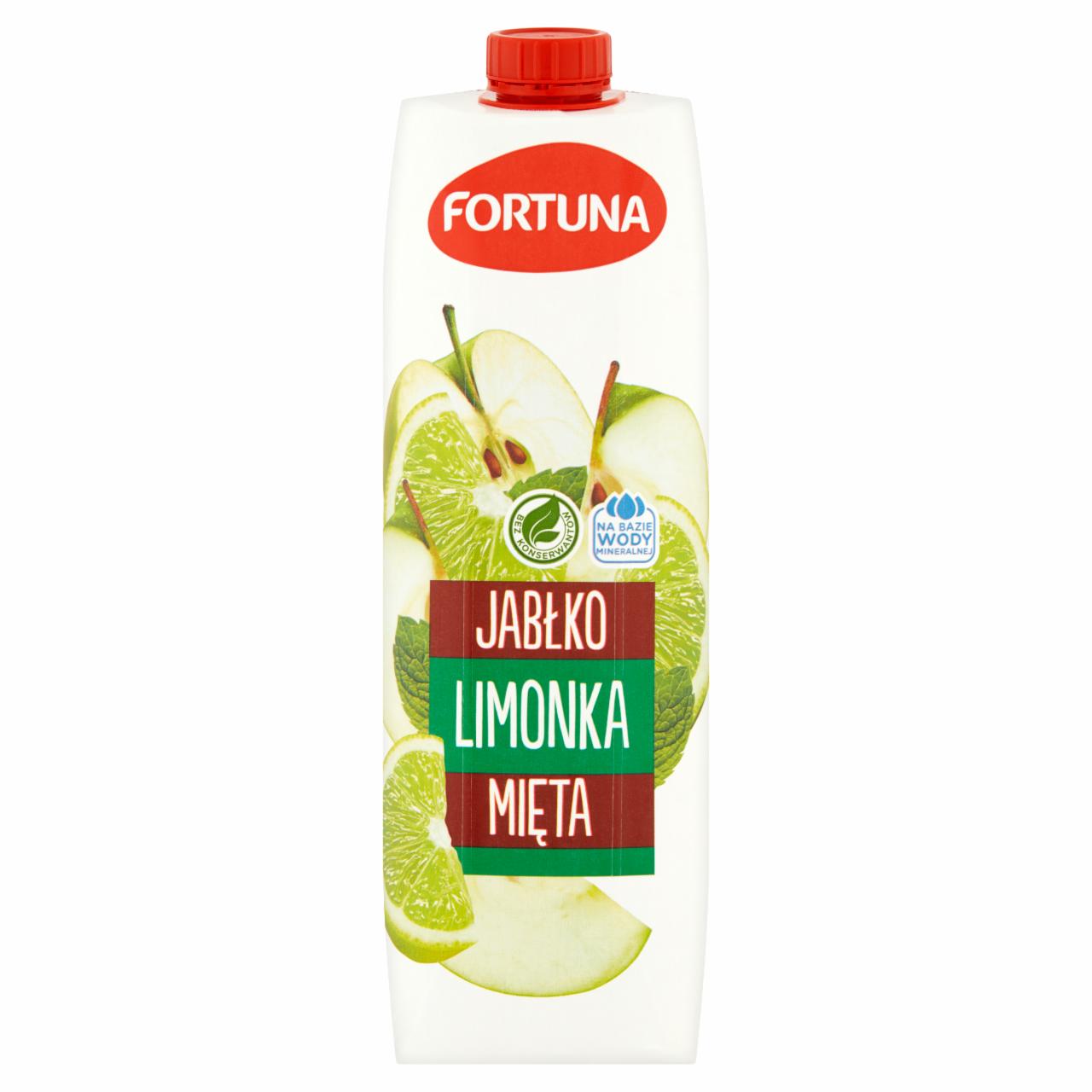 Zdjęcia - Fortuna Napój jabłko limonka mięta 1 l