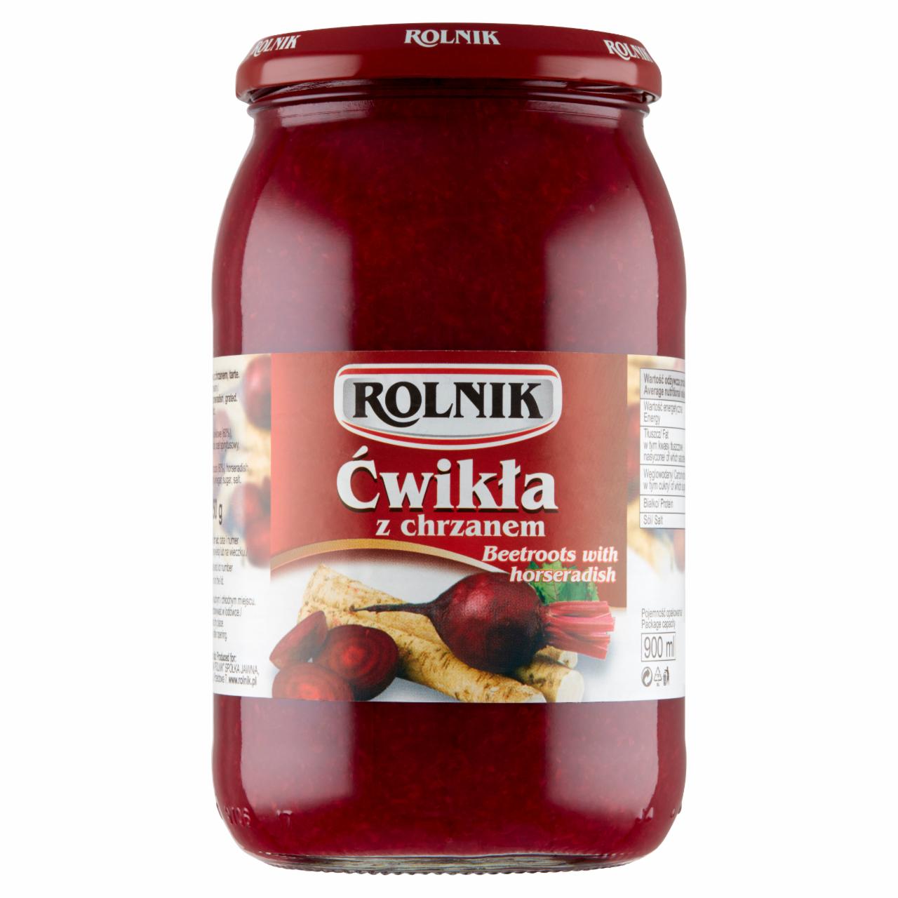 Zdjęcia - Rolnik Ćwikła z chrzanem 850 g