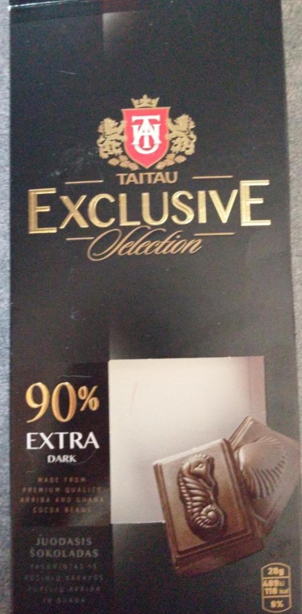 Zdjęcia - 90% Extra Dark Chocolate TaiTau Exclusive Selection