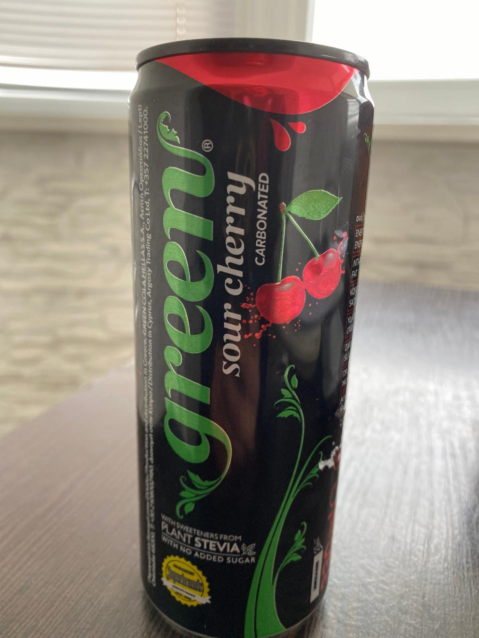 Zdjęcia - Sour Cherry Napój gazowany 330 ml Green