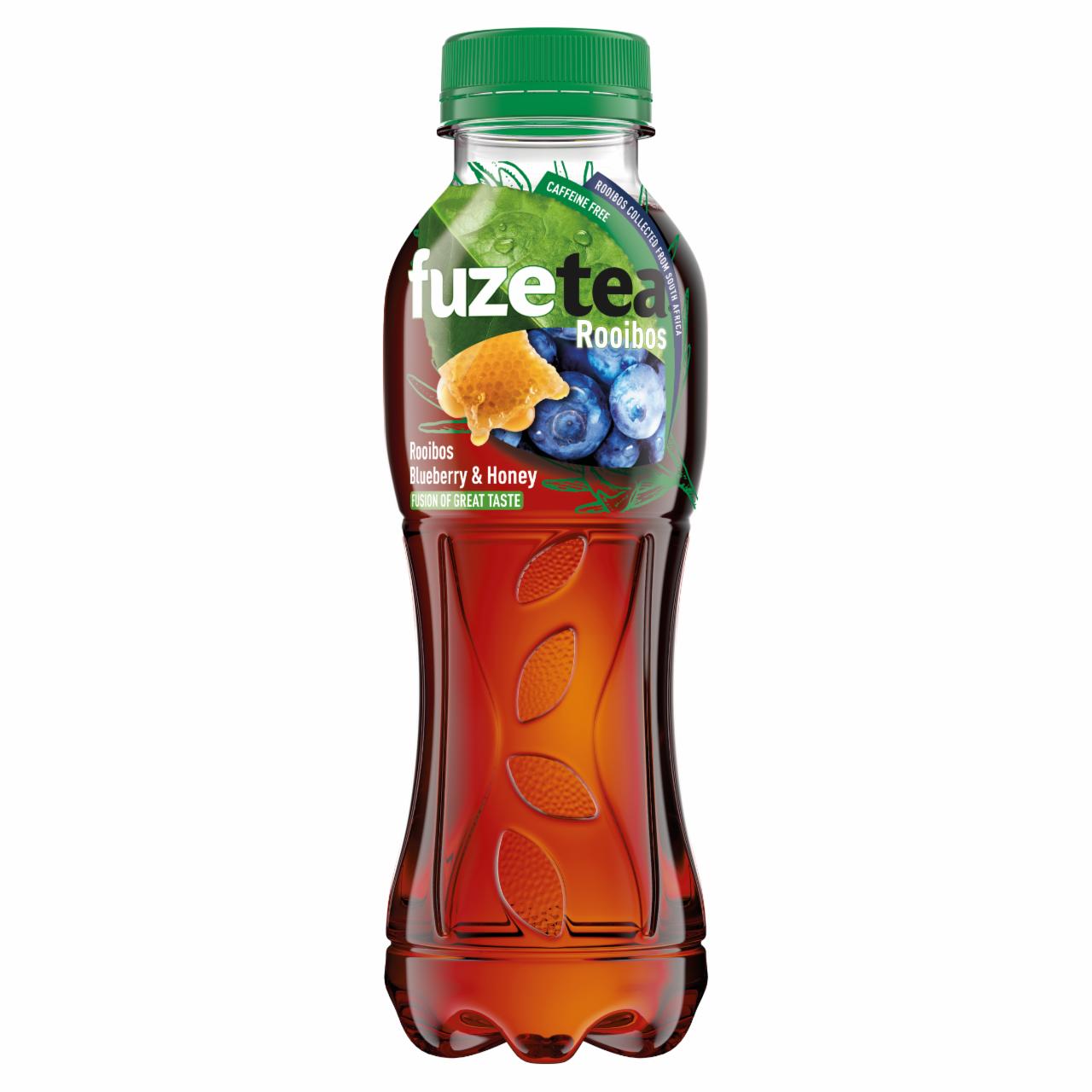 Zdjęcia - FuzeTea Napój herbaciany z ekstraktem z rooibosa o smaku jagodowo-miodowym 400 ml