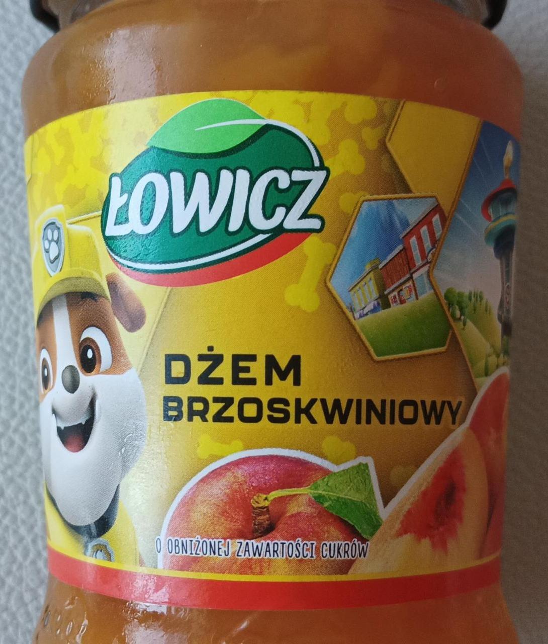 Zdjęcia - Dżem brzoskwiniowy o obniżonej zawartości cukrów 280 g Łowicz