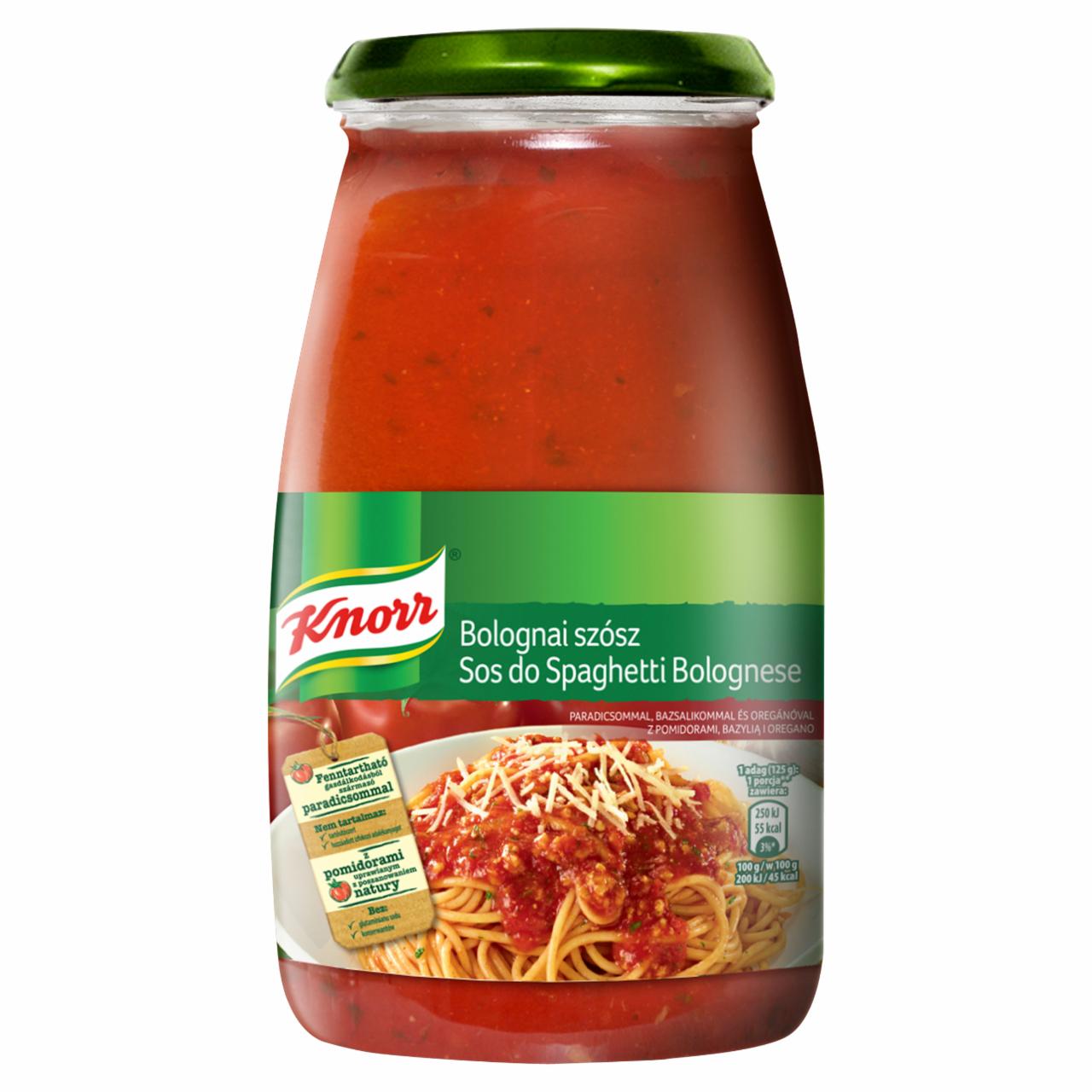 Zdjęcia - Knorr Sos do spaghetti bolognese z pomidorami bazylią i oregano 500 g