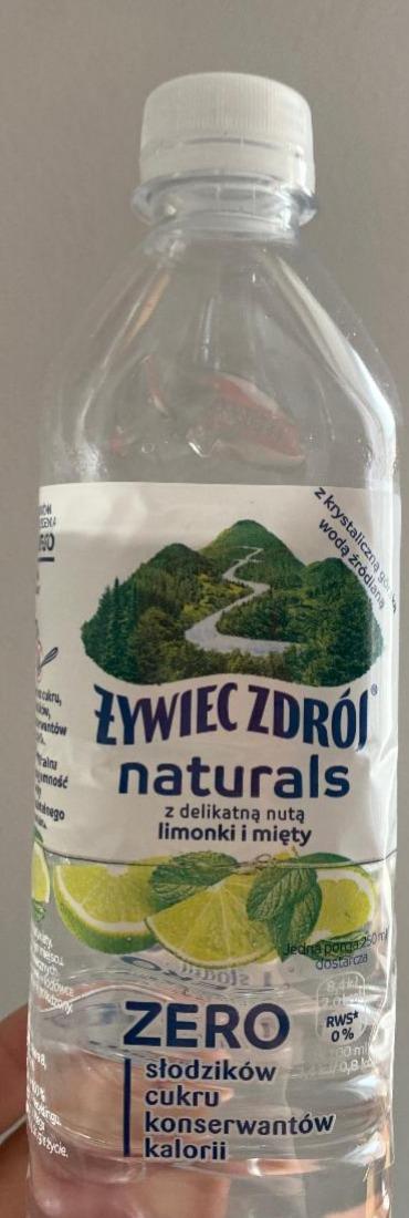 Zdjęcia - Żywiec Zdrój naturals zero limonka mięta