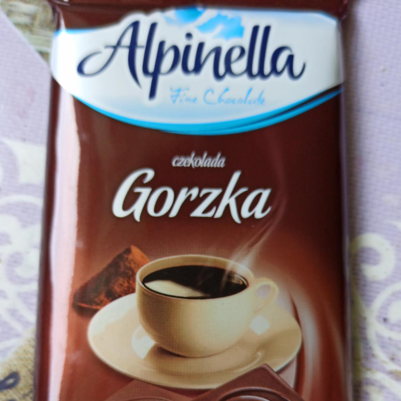 Zdjęcia - Alpinella Czekolada gorzka 90 g