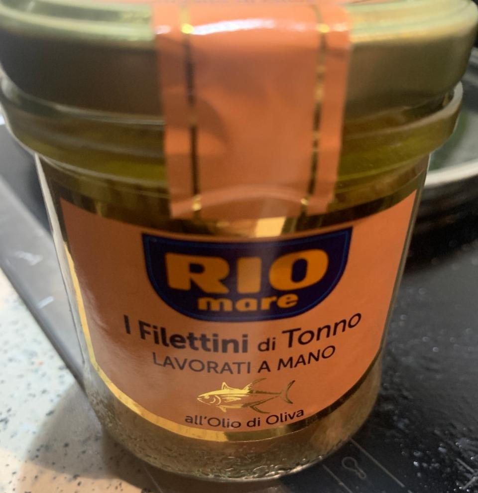 Zdjęcia - Rio Mare Filety z tuńczyka w oliwie z oliwek 130 g