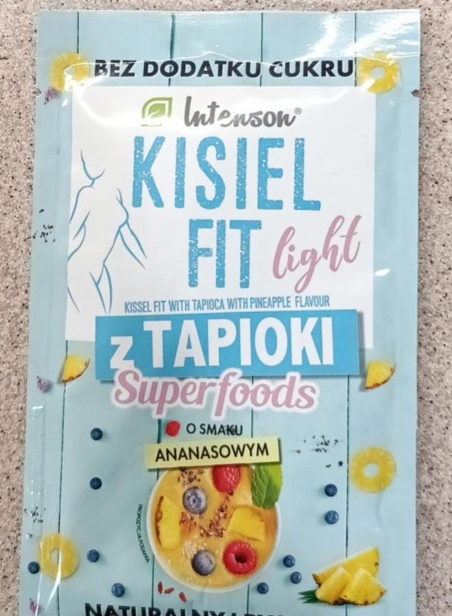 Zdjęcia - Kisiel fit light z tapioki o smaku ananasowym Intenson