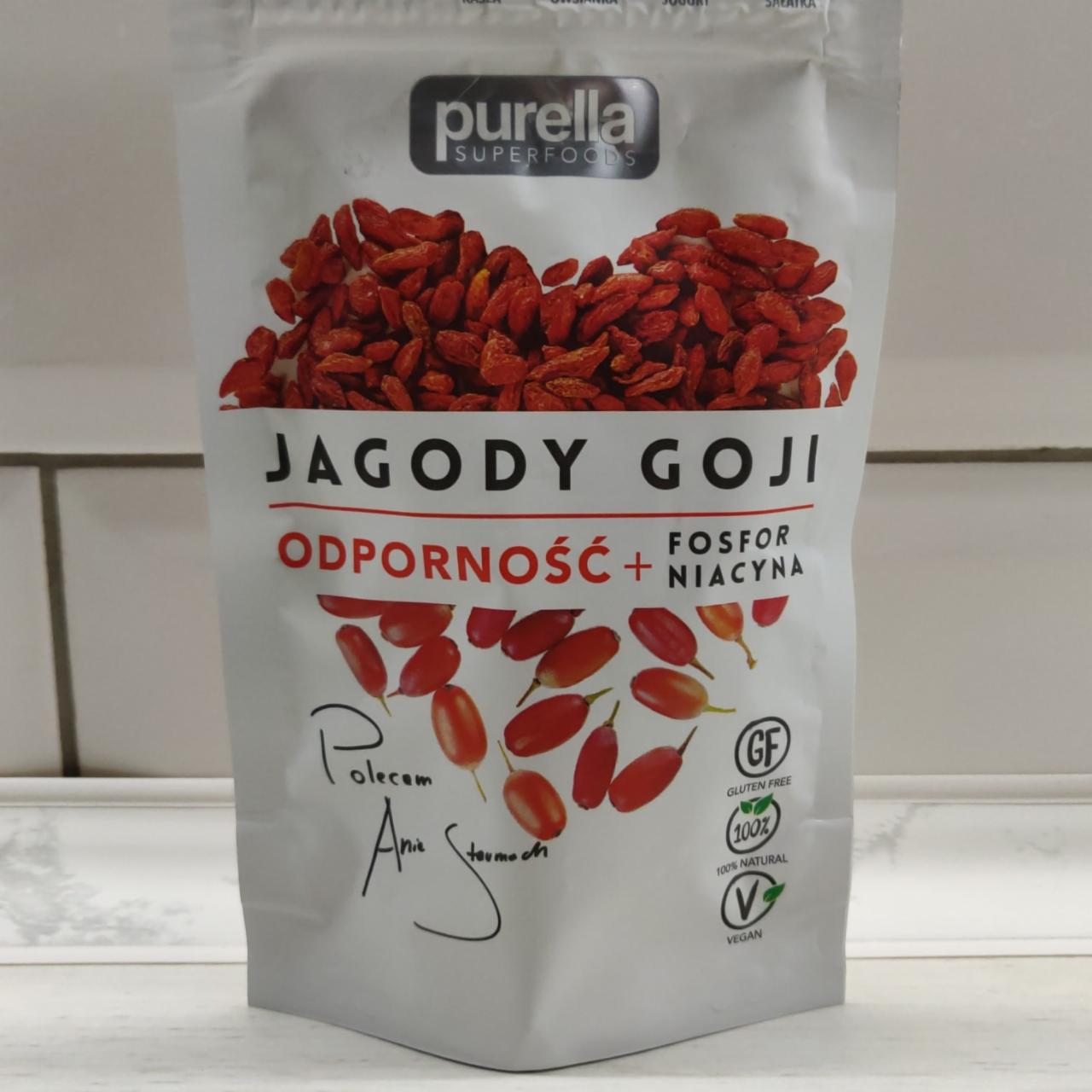 Zdjęcia - Purella Superfoods Jagody goji 45 g