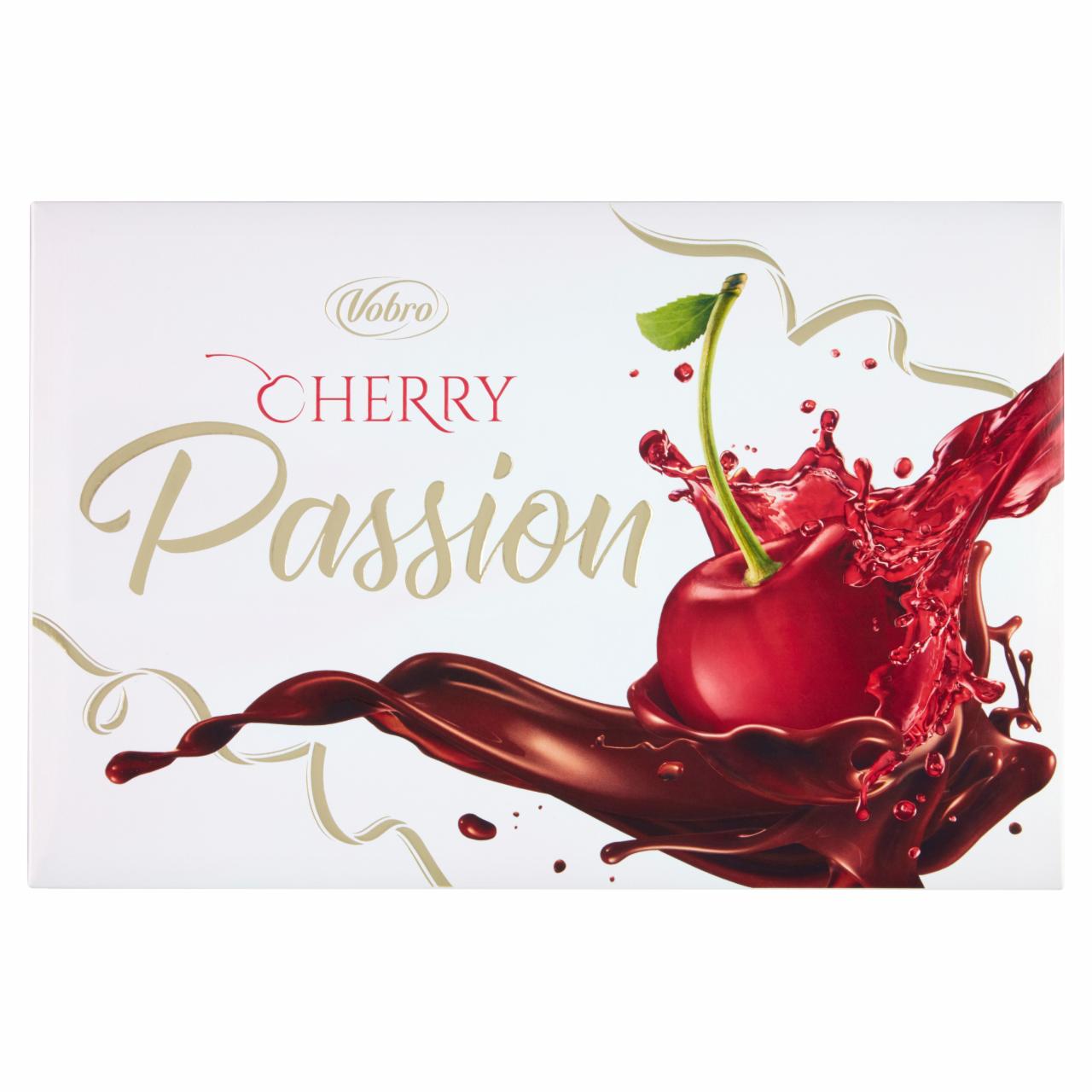 Zdjęcia - Vobro Cherry Passion Czekoladki nadziewane wiśnią w alkoholu 140 g