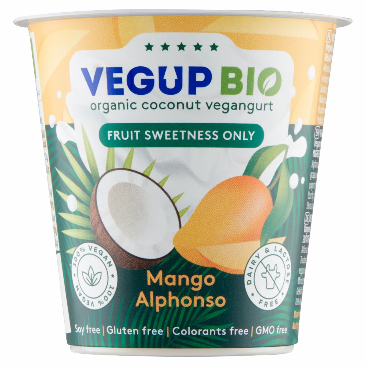 Zdjęcia - Vegup Bio Kokosowy vegangurt mango Alfonso 140 g