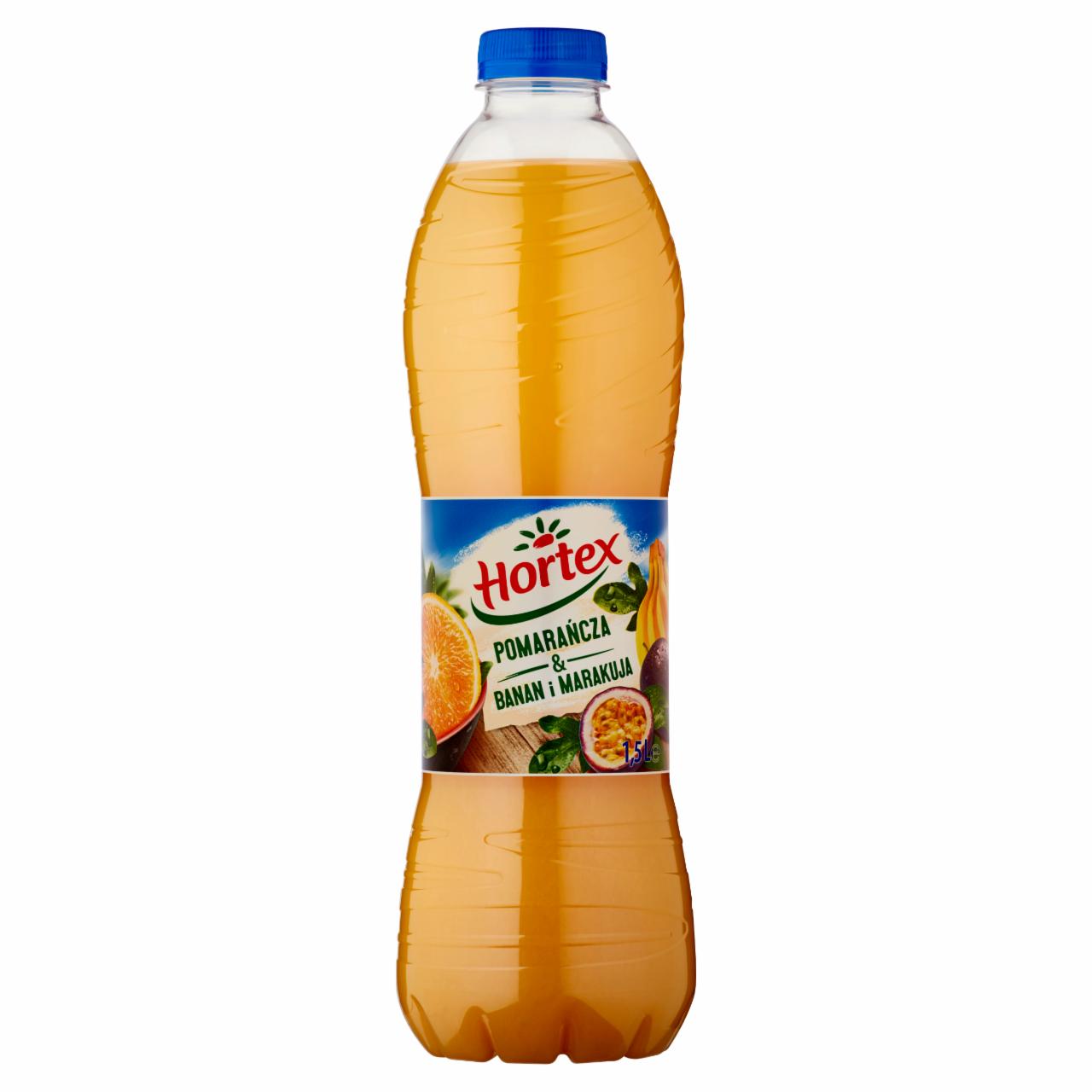 Zdjęcia - Hortex Pomarańcza & banan i marakuja Nektar 1,5 l