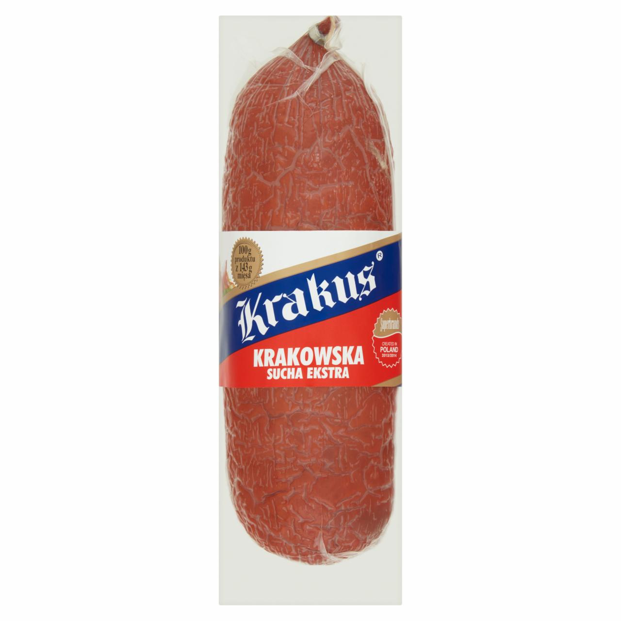 Zdjęcia - Krakus Kiełbasa krakowska sucha ekstra