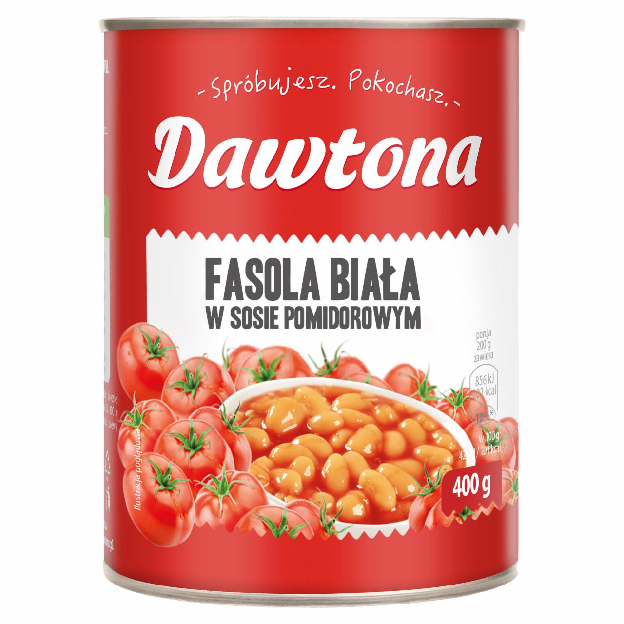 Zdjęcia - Dawtona Fasola biała w sosie pomidorowym 400 g