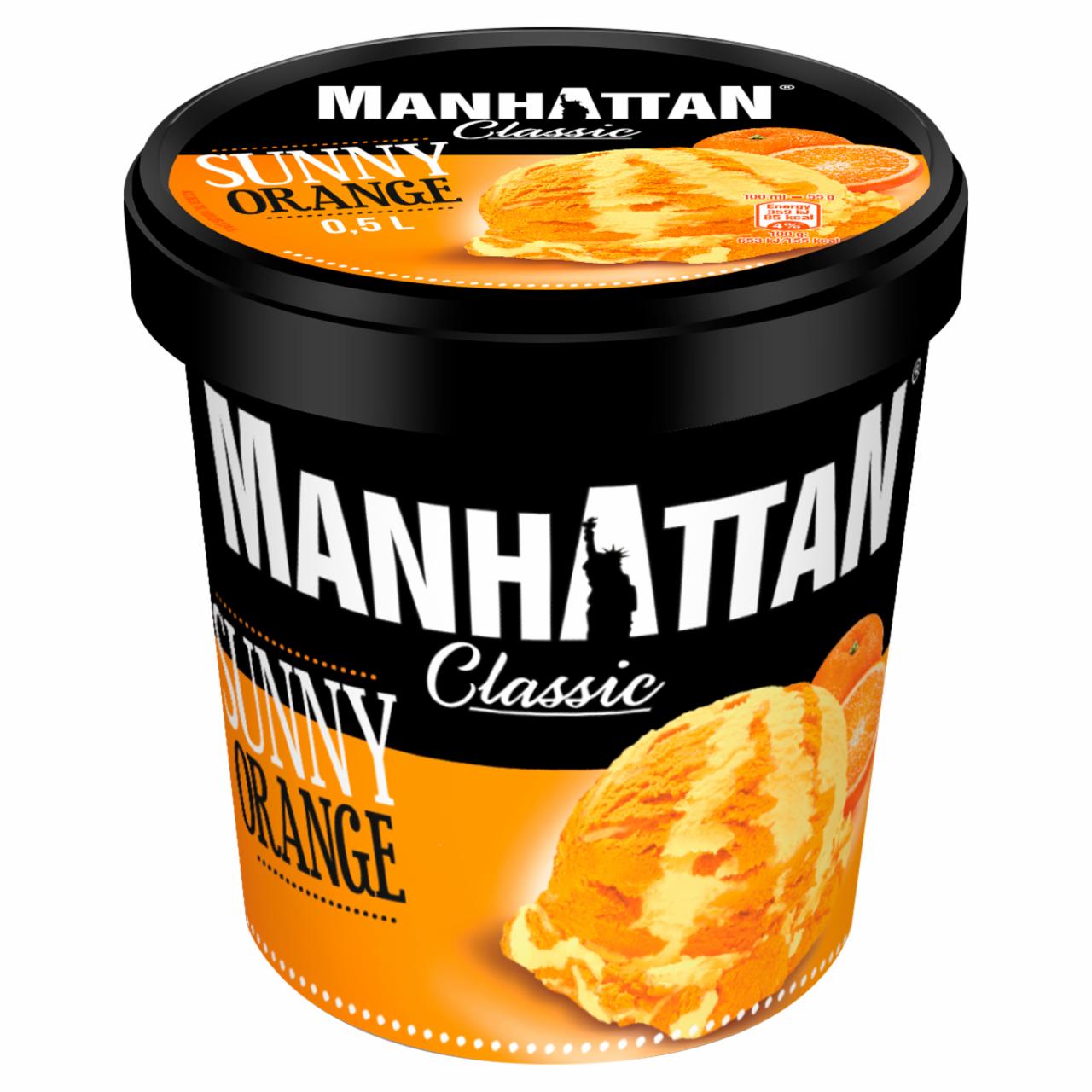 Zdjęcia - Manhattan Classic Lody z serkiem twarogowym i lody pomarańczowe 500 ml