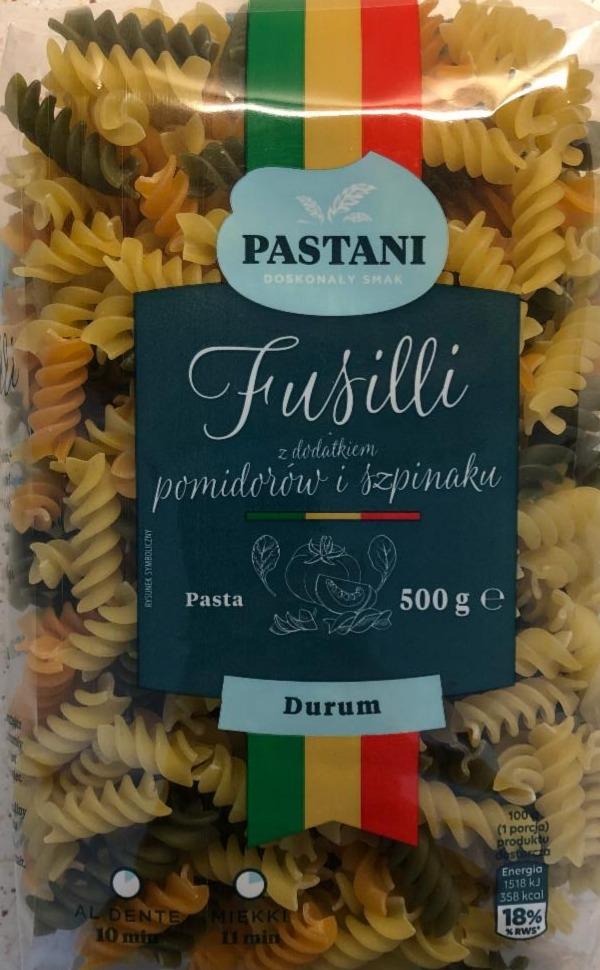 Zdjęcia - Fusilli z dodatkiem pomidorów i szpinaku Pastani