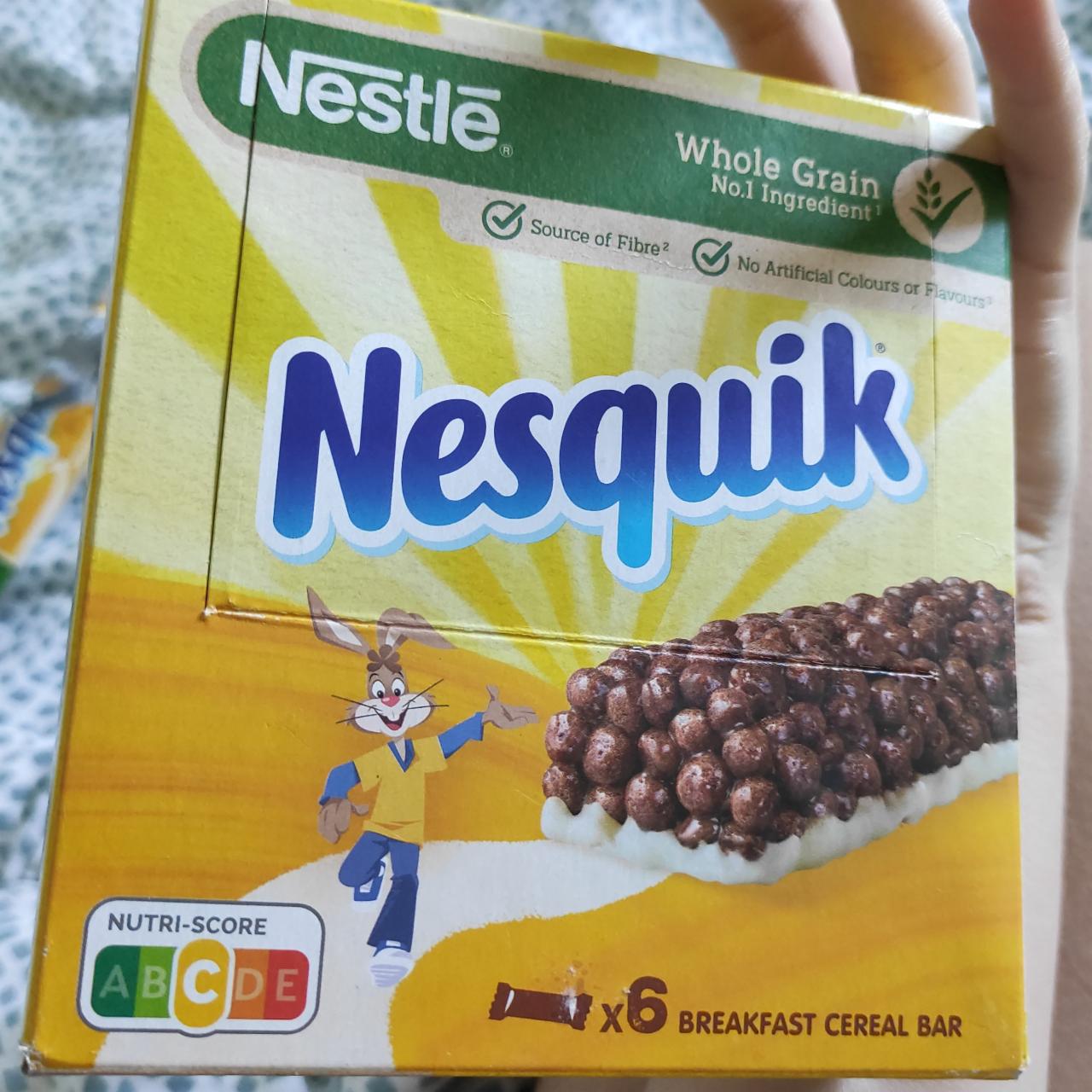 Zdjęcia - Nesquik breakfast cereal bar with milky base Nestlé