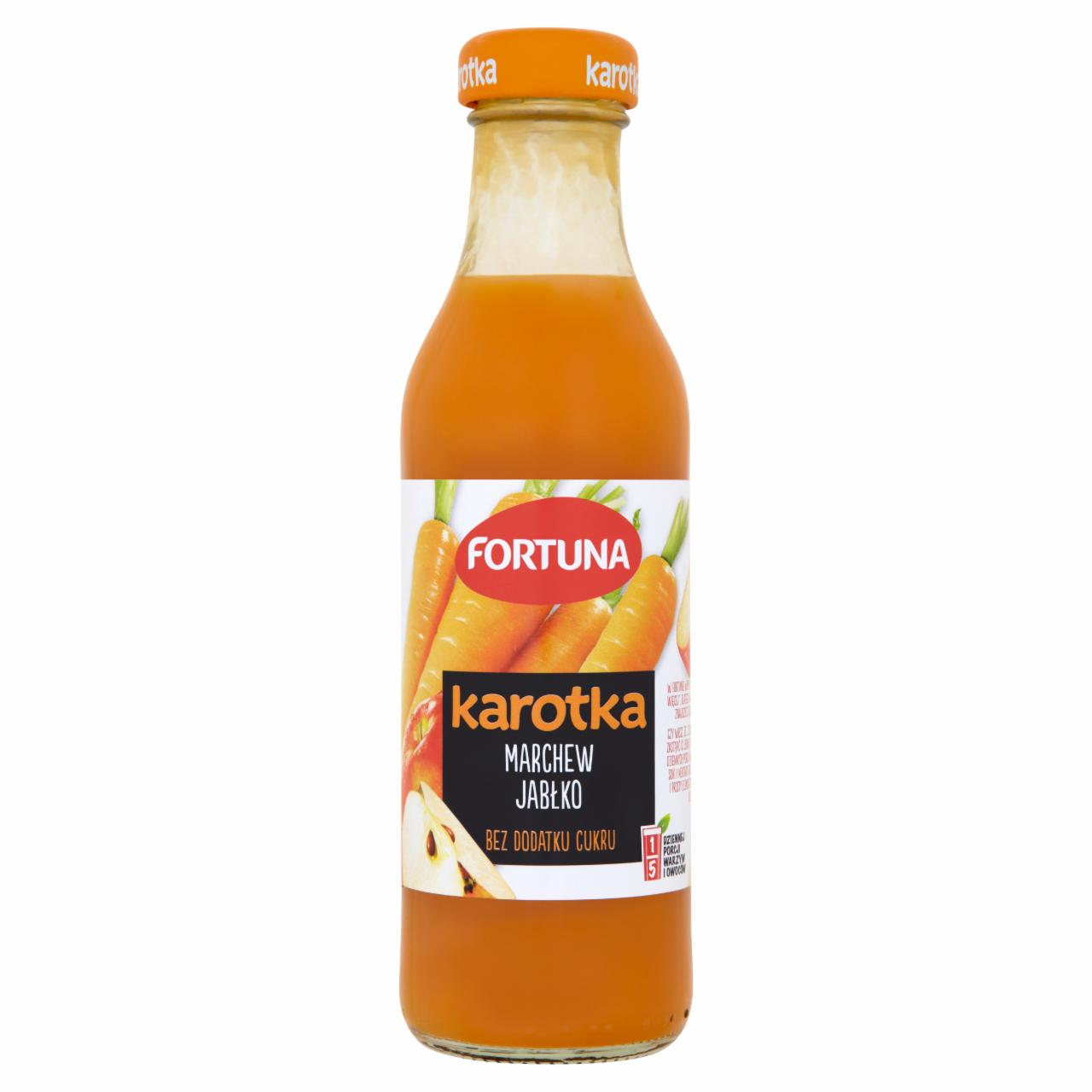 Zdjęcia - Fortuna Karotka Marchew jabłko Sok 250 ml