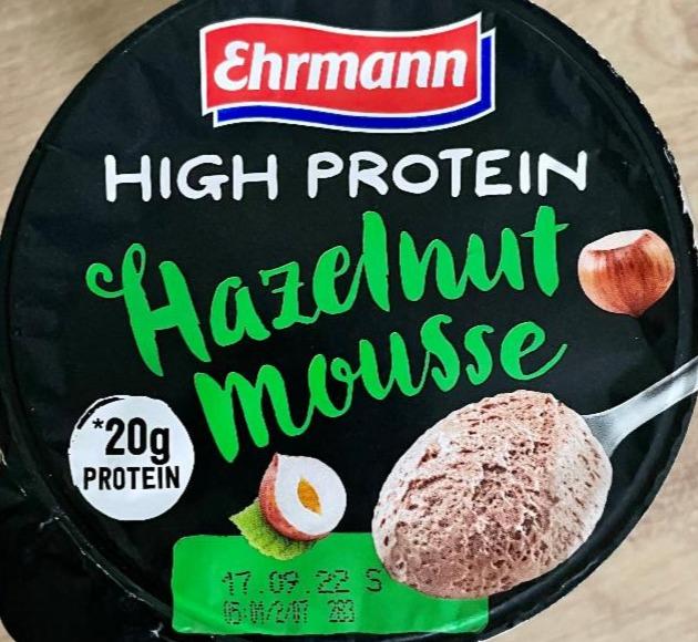 Zdjęcia - Ehrmann High Protein Hazelnut Mousse