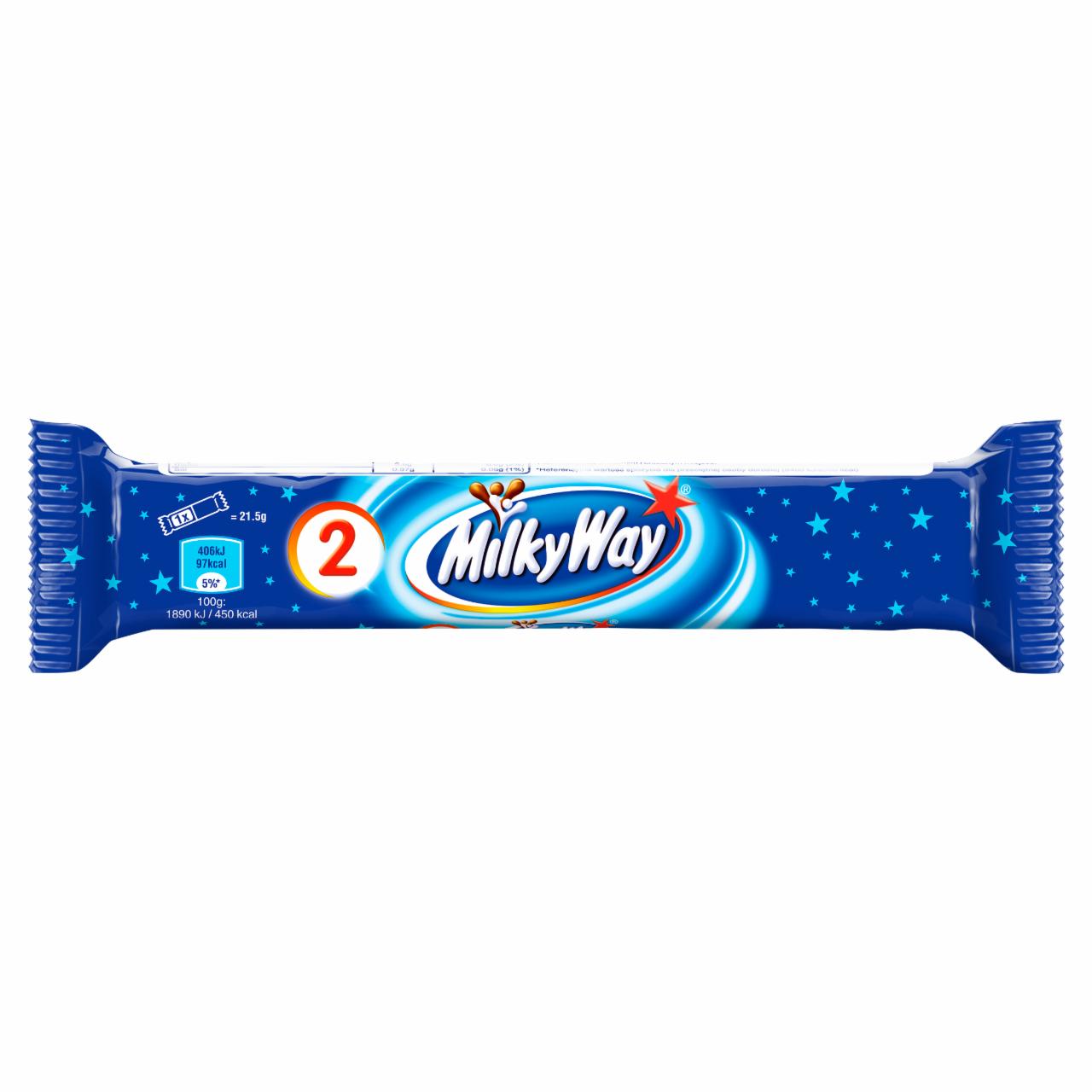 Zdjęcia - Milky Way Baton z białym nadzieniem oblany czekoladą 43 g (2 x 21,5 g)