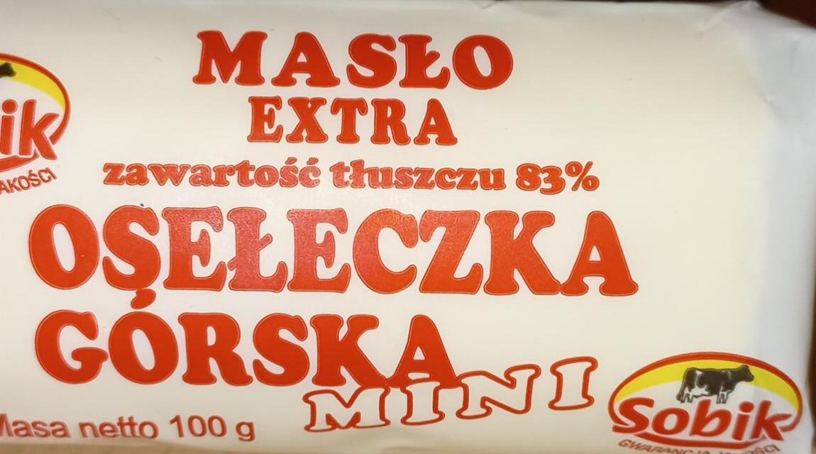 Zdjęcia - Masło extra osełeczka górska mini Sobik