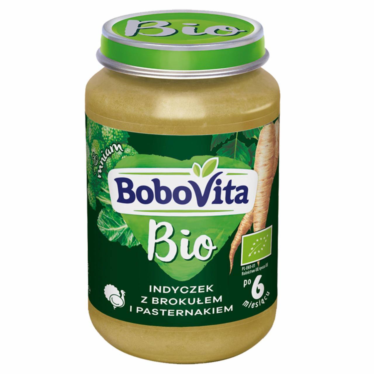 Zdjęcia - BoboVita Bio Indyczek z brokułem i pasternakiem po 6 miesiącu 190 g