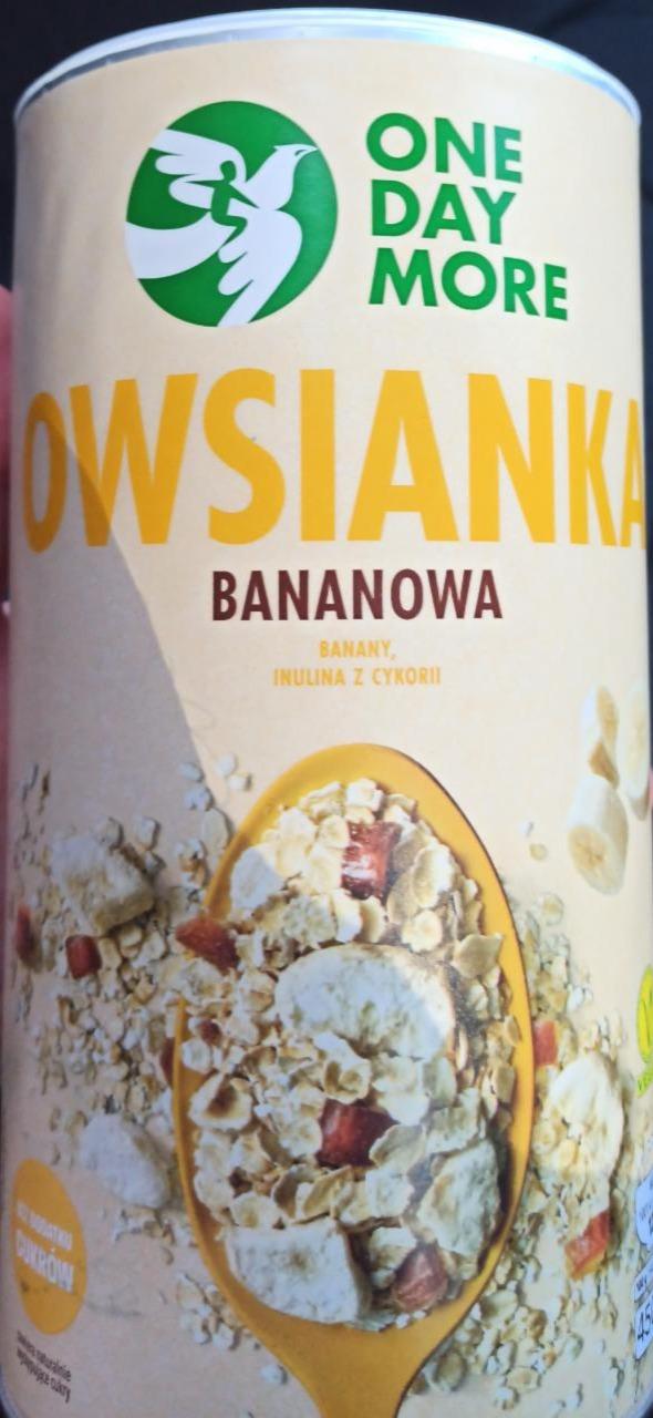 Zdjęcia - Owsianka bananowa oneDayMore