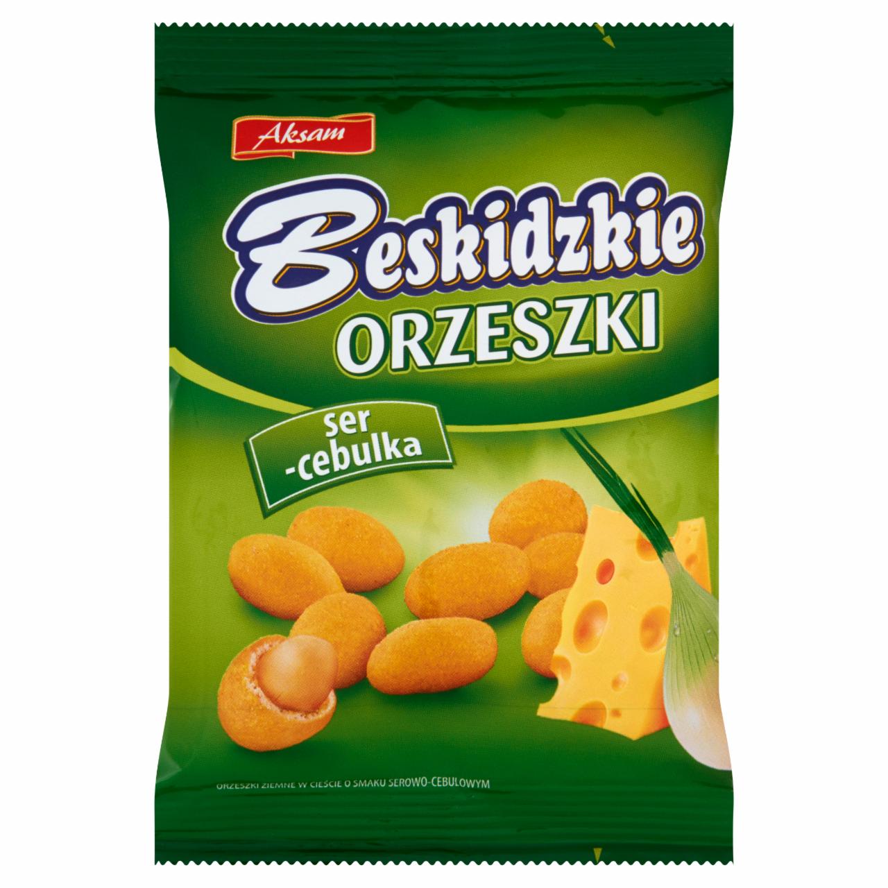 Zdjęcia - Aksam Orzeszki Beskidzkie ser-cebulka 70 g