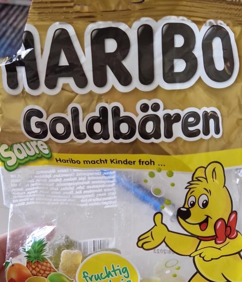 Zdjęcia - Haribo Złote Misie Żelki o smaku owocowym kwaśne 160 g