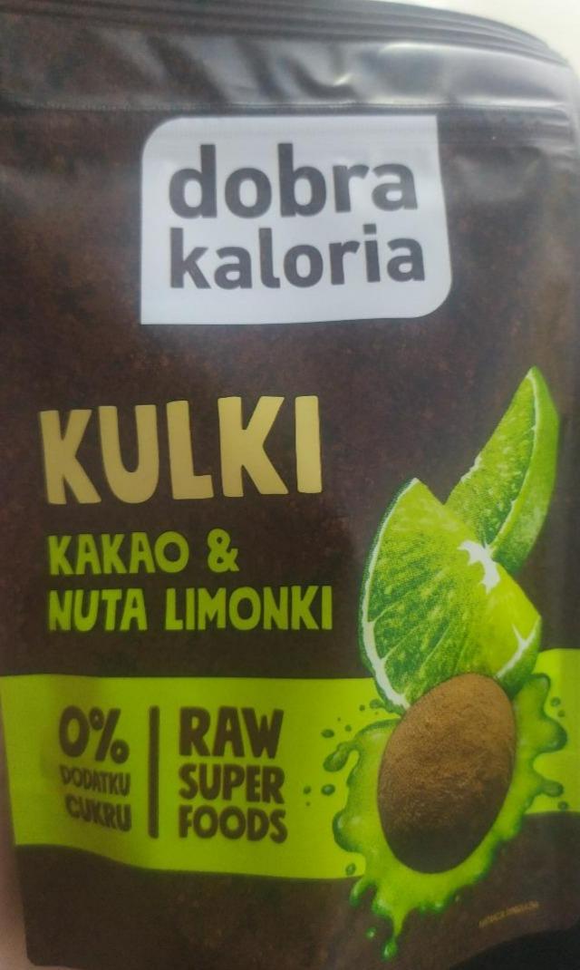 Zdjęcia - Dobra Kaloria Kulki kakao & nuta limonki 65 g