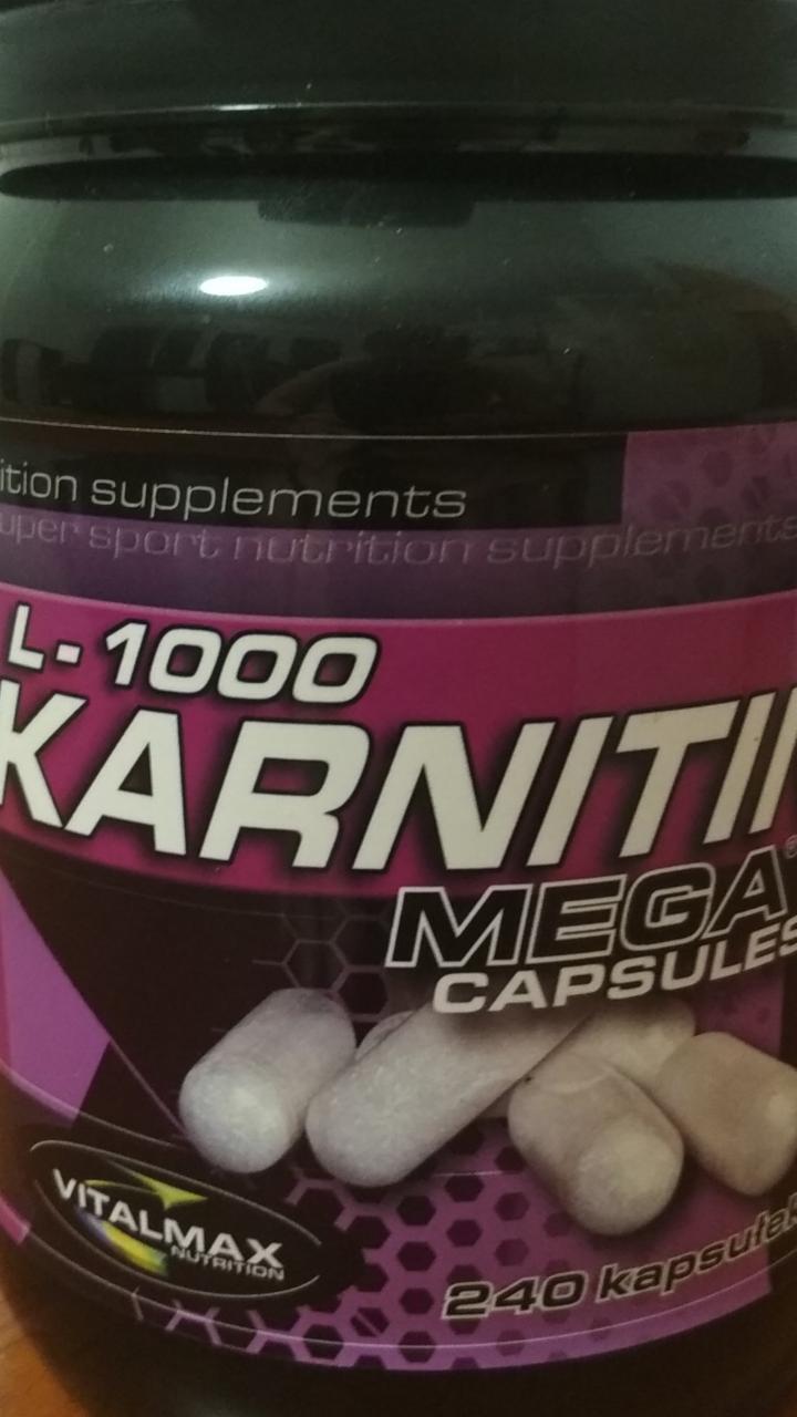Zdjęcia - L-1000 Karnitin mega capsules