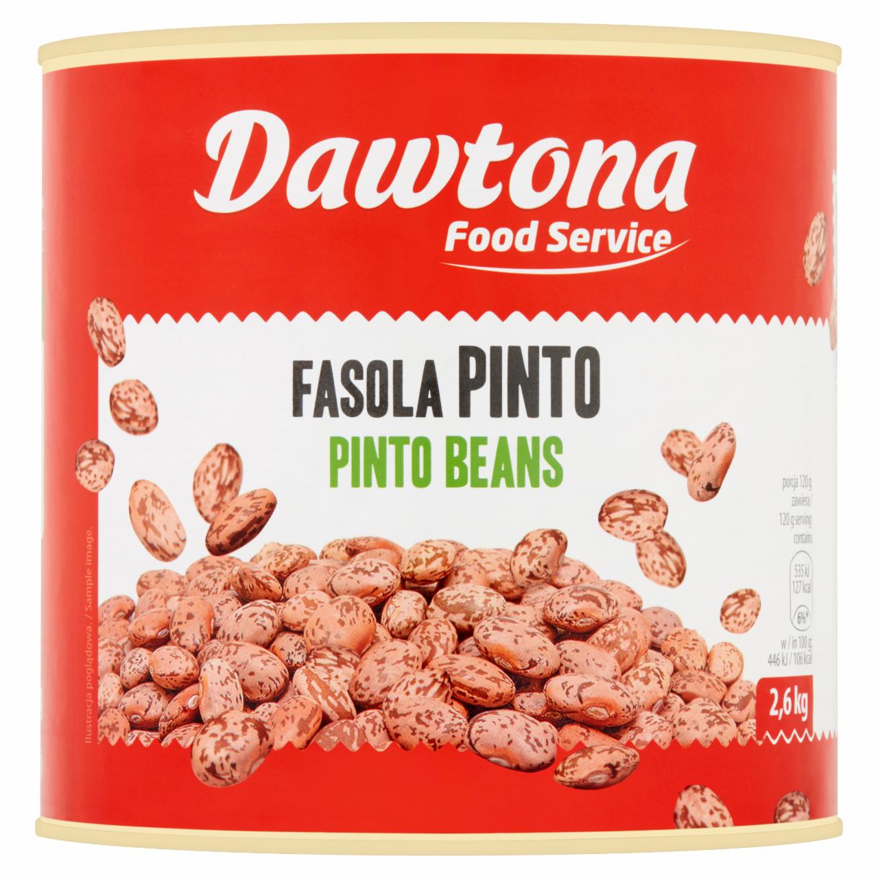 Zdjęcia - Dawtona Food Service Fasola pinto 2,6 kg