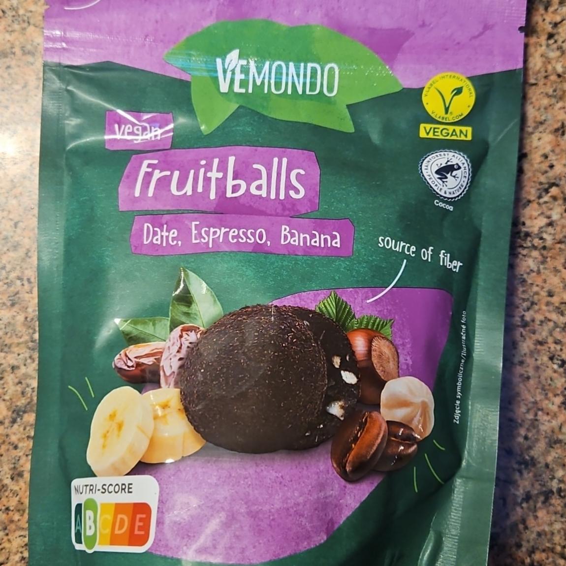 Zdjęcia - Vegan Fruitballs date espresso banana Vemondo