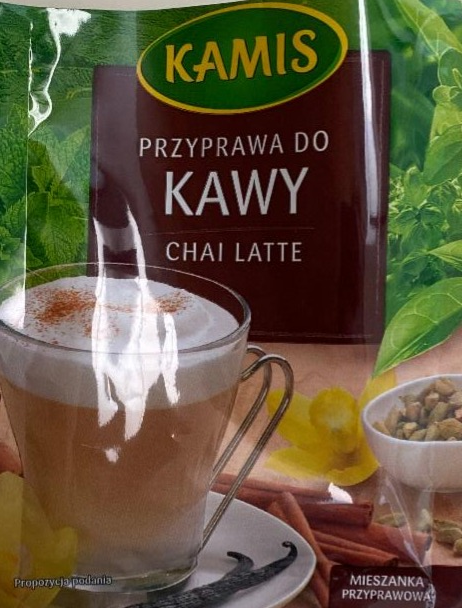 Zdjęcia - Kamis Przyprawa do kawy Chai Latte 20 g
