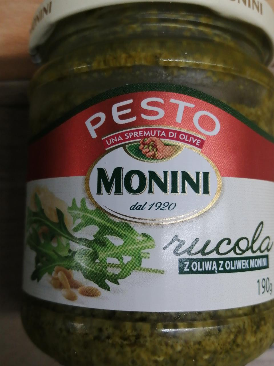 Zdjęcia - Pesto rukolą z oliwa z oliwek Monini