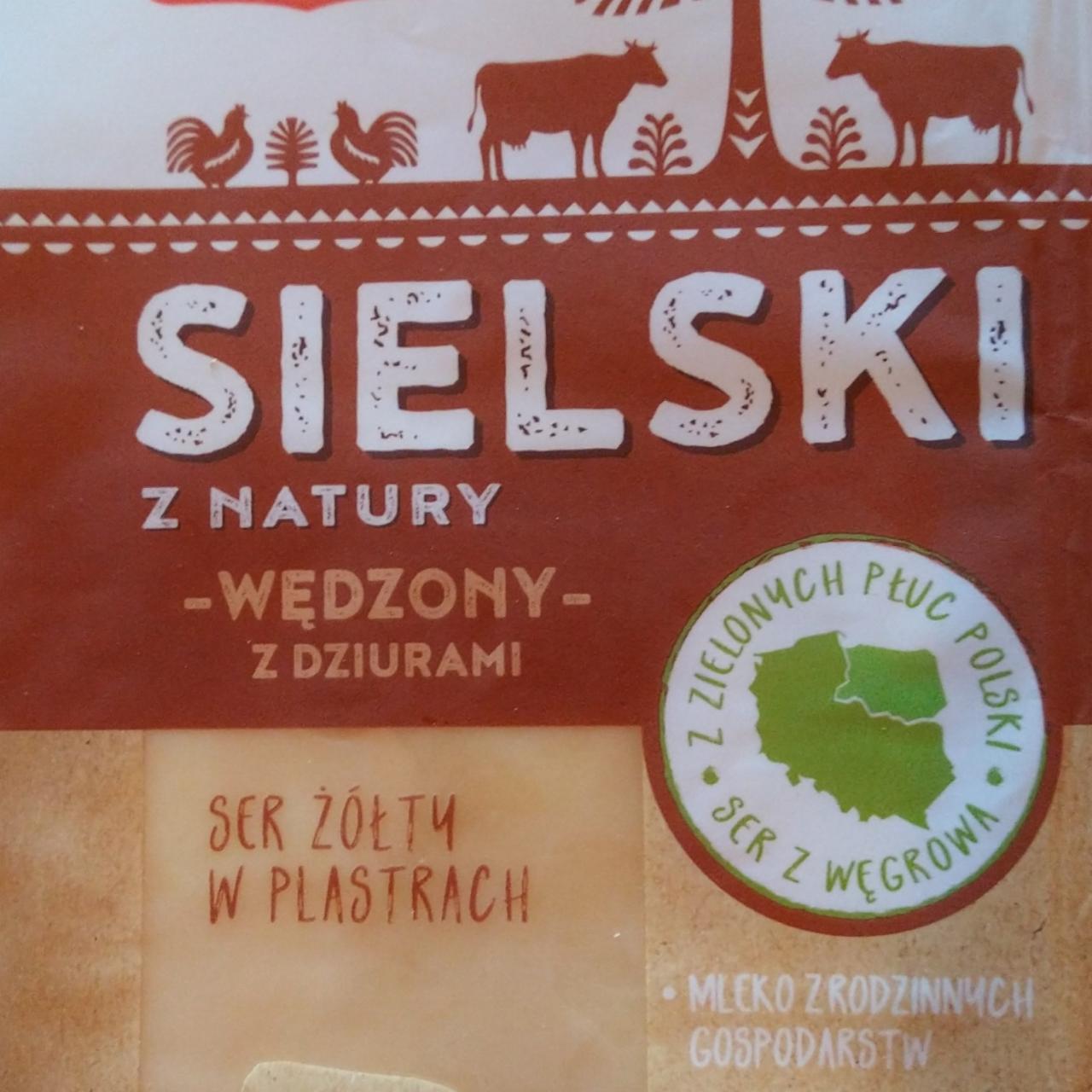 Zdjęcia - Hochland Sielski z Natury Ser żółty w plastrach wędzony z dziurami 120 g