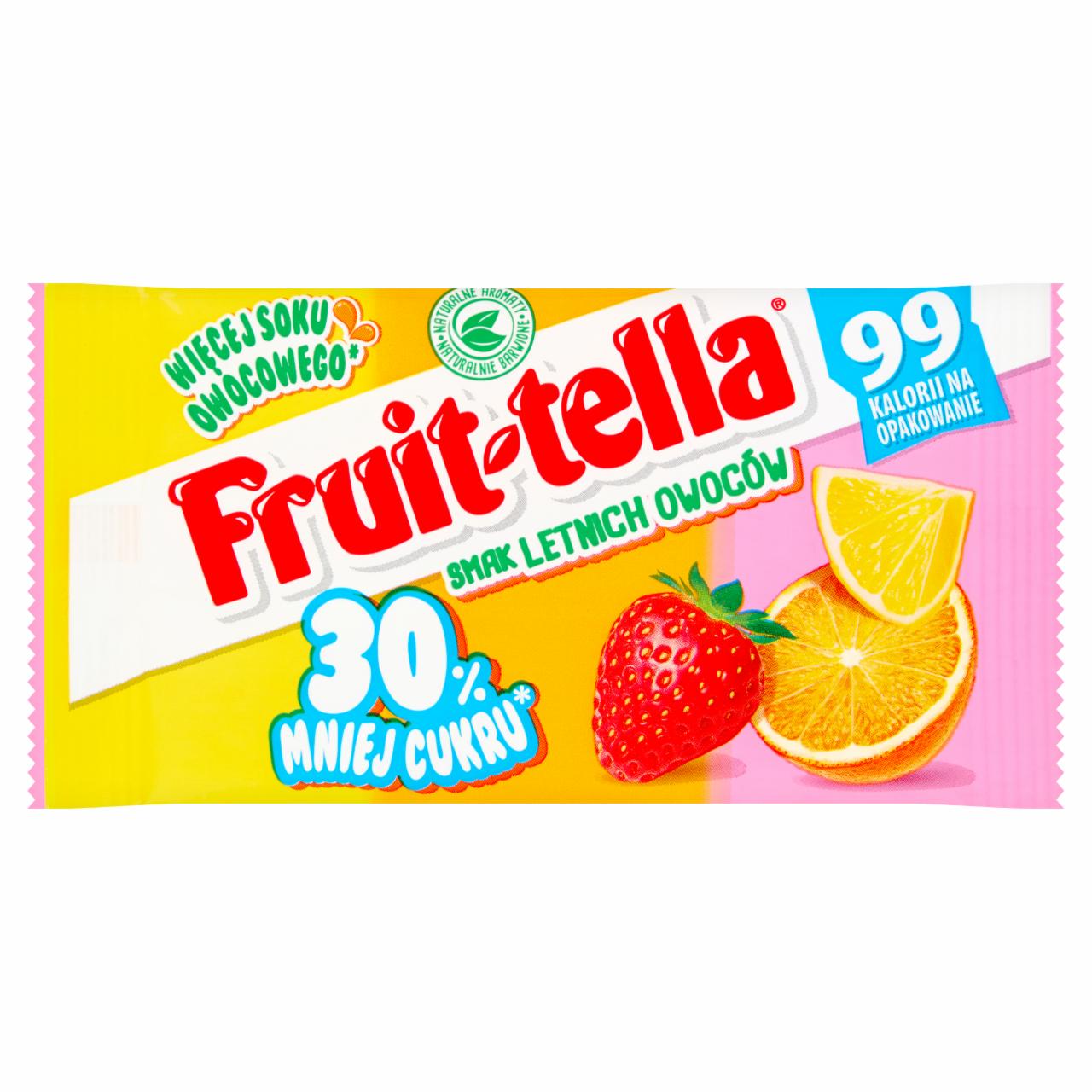 Zdjęcia - Fruittella Cukierki do żucia smak letnich owoców 28 g
