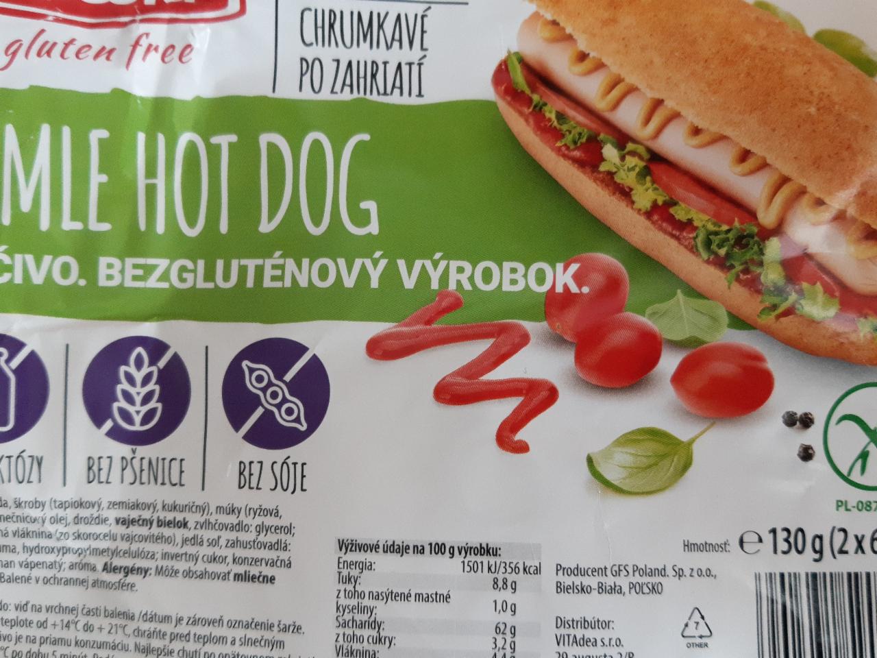 Zdjęcia - Incola Bułki hot dog bezglutenowe 130 g (2 x 65 g)