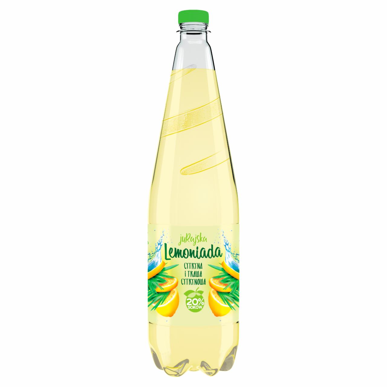 Zdjęcia - Jurajska Lemoniada smak cytryna i trawa cytrynowa 1,25 l