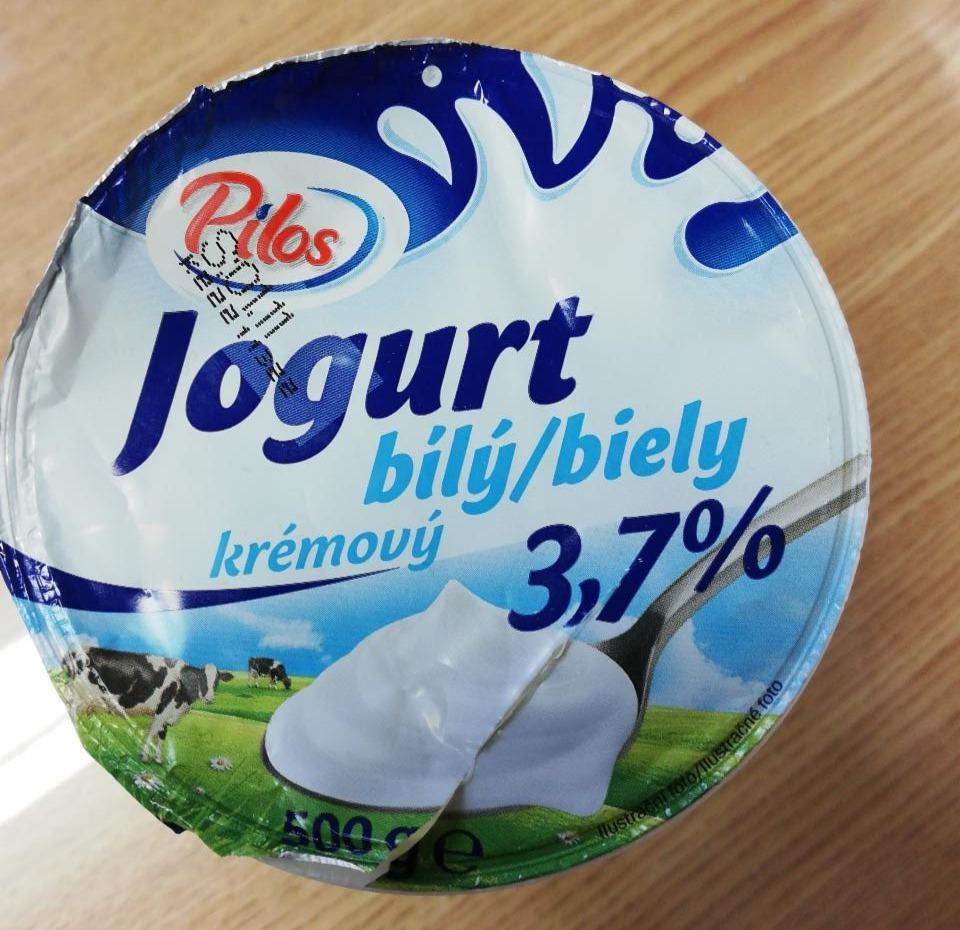 Zdjęcia - Jogurt biały kreomowy 3,7% Pilos