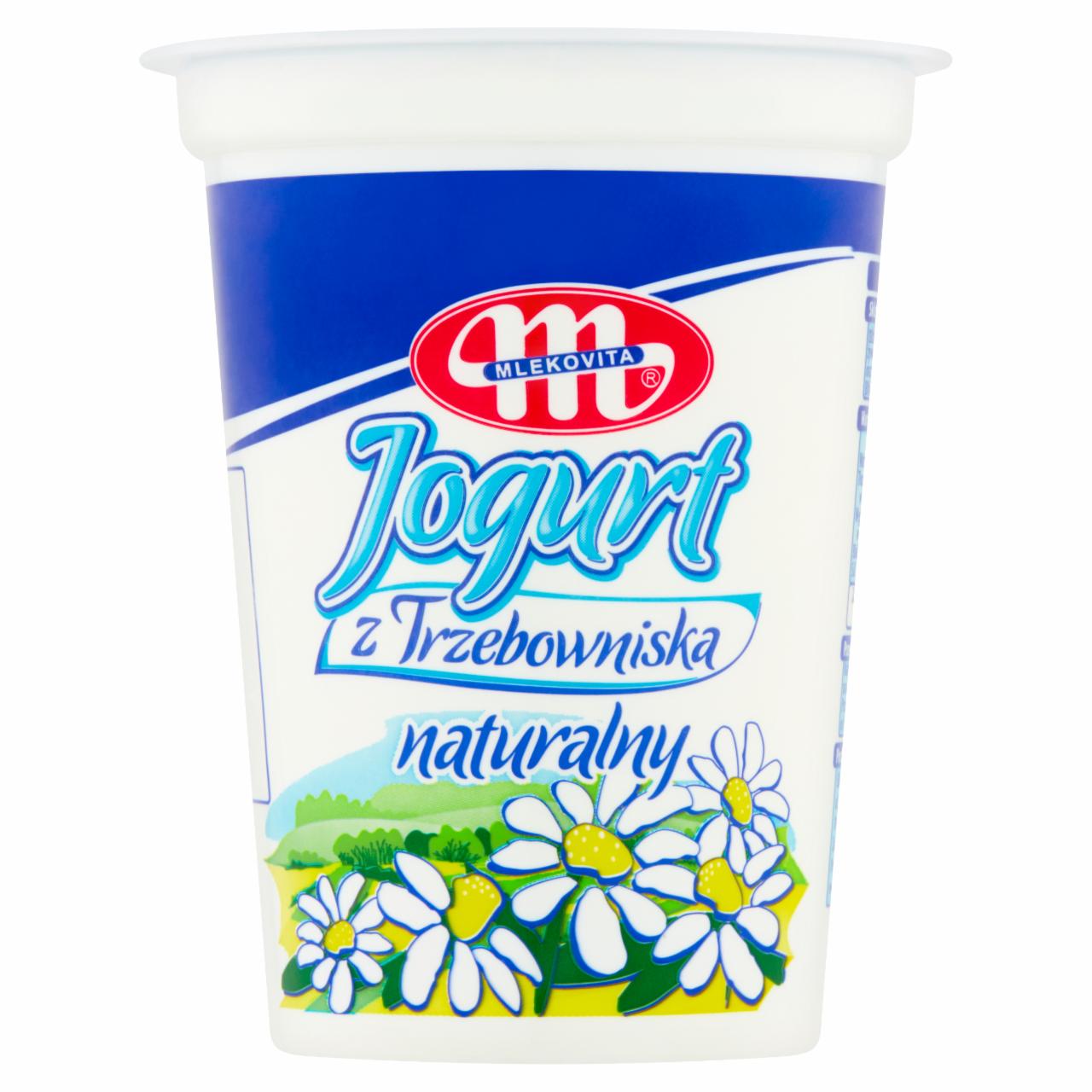 Zdjęcia - Mlekovita Jogurt z Trzebowniska naturalny 380 g