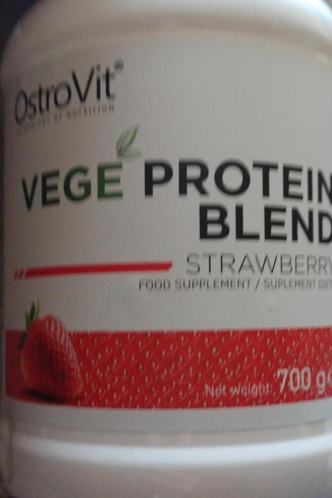 Zdjęcia - OstroVit VEGE Protein Blend Strawberry